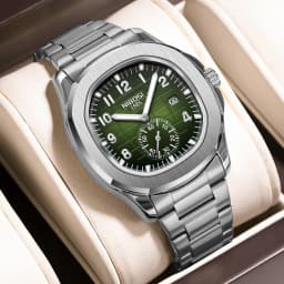 NIBOSI Luxury Square Man Watch Date Waterproof Luminous Men Wristwatch Stainless Steel Men's Quartz Watches Relojos Masculino
