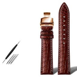 Genuine alligator leather Watch Strap 18mm 19mm 20mm 21mm 22mm 24mm watchband mens watch band crocodile skin bracelet belts