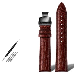 Genuine alligator leather Watch Strap 18mm 19mm 20mm 21mm 22mm 24mm watchband mens watch band crocodile skin bracelet belts