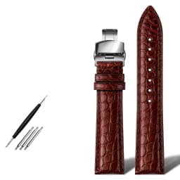 Genuine alligator leather Watch Strap 18mm 19mm 20mm 21mm 22mm 24mm watchband mens watch band crocodile skin bracelet belts