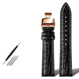 Genuine alligator leather Watch Strap 18mm 19mm 20mm 21mm 22mm 24mm watchband mens watch band crocodile skin bracelet belts