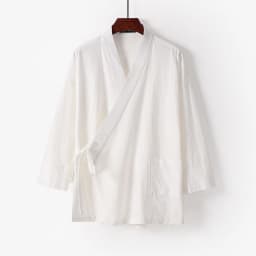 Large Size 3XL-9XL Japanese Kimono Cardigan Yukata Men Cotton Linen Jacket Open Front Casual Summer Shirt Coat Harajuku Outwear