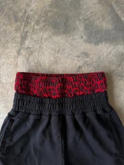 Retro Loose Y2K American Leopard Print Casual Pants Stretch Retro Punk Embroidered Rope Sweatpants Jogging Mens Straight Pants