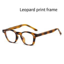 Personality Vintage Spectacles Frame Men Women Ultralight TR90 Square Rivet Frame Anti Blue Light Optical Eyeglasses