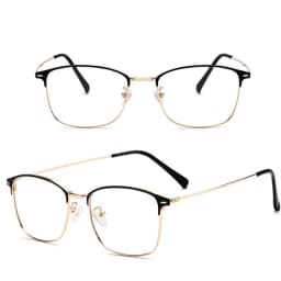 Sun Photochromic Lens Square Nearsighted Glasses Anti-blue Light Computer Prescription Eyeglasses Diopter 0 -0.5 -1.0 To -4.0