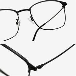 Sun Photochromic Lens Square Nearsighted Glasses Anti-blue Light Computer Prescription Eyeglasses Diopter 0 -0.5 -1.0 To -4.0