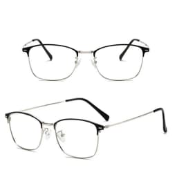 Sun Photochromic Lens Square Nearsighted Glasses Anti-blue Light Computer Prescription Eyeglasses Diopter 0 -0.5 -1.0 To -4.0
