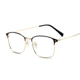 Sun Photochromic Lens Square Nearsighted Glasses Anti-blue Light Computer Prescription Eyeglasses Diopter 0 -0.5 -1.0 To -4.0