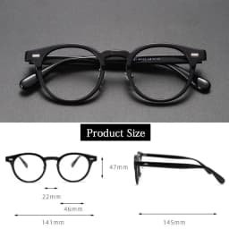 Fashion Simple Glasses Frame Men Women Ultralight TR90 Round Frame Transparent Lens Decoration Optical Eyeglasses