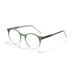 Fashion Colorful Spectacles Frame Male Female TR90 Rivet Round Frame Computer Blue Light Blocking Lens Optical Eyeglasses