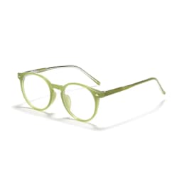 Fashion Colorful Spectacles Frame Male Female TR90 Rivet Round Frame Computer Blue Light Blocking Lens Optical Eyeglasses