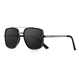 CRIXALIS Polarized Sunglasses For Men Classic Vintage Metal Frame Driving Pilot Fishing Anti-reflective Sun Glasses Shade UV400
