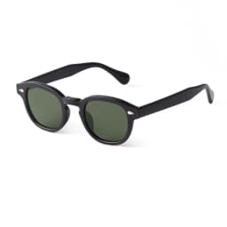 Vintage Fashion Shell Round Sunglasses Women Men 2024 Brand Design Retro Rivet Yellow Blue Lens Square Sun Glasses Female UV400