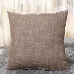 Pillow Case Home Decoration Salon Cushion Cover 50X50 Solid Pillowcase with Zipper Cotton Linen for Sofa Car Chair 45x45 40X40
