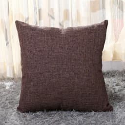 Pillow Case Home Decoration Salon Cushion Cover 50X50 Solid Pillowcase with Zipper Cotton Linen for Sofa Car Chair 45x45 40X40