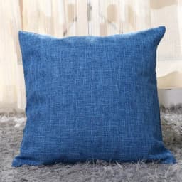 Pillow Case Home Decoration Salon Cushion Cover 50X50 Solid Pillowcase with Zipper Cotton Linen for Sofa Car Chair 45x45 40X40