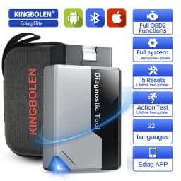 [2026 NEW] KINGBOLEN Ediag Elite Bi-Directional Scanner with Lifetime Free Update &15 Resets Car Diagnostic Tool pk Thinkdiag
