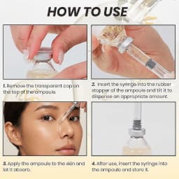 30ml Deep Collagen Silk Peptide Ampoule PDRN Firming Face Serum,Hydrating K-Beauty Essence for Elastic Glowing Skin Care 30/50ml