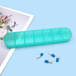 Weekly Medicine Pill's Box Pill Case Drug Dispense Mini Portable Pills Organizer Case 7 Grids PillBox Tablet Storage Container