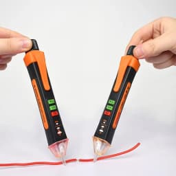 T02A Smart Voltage Detector Non-Contact Test Pencil Voltage Detector Pen Voltage Indicator Breakpoint Finder Sound Light Alarm