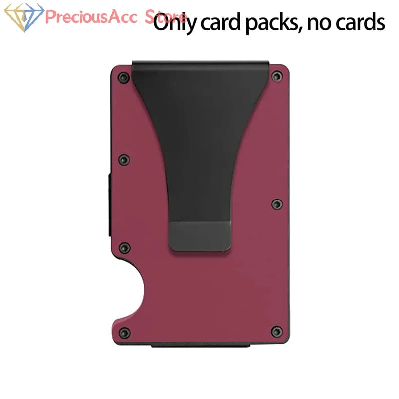 Minimalist Wallet For Men & Women - Slim RFID Wallet, Scratch Resistant, Credit Card Holder & Money Clip, Easily Removable Money