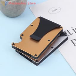Minimalist Wallet For Men & Women - Slim RFID Wallet, Scratch Resistant, Credit Card Holder & Money Clip, Easily Removable Money