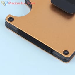 Minimalist Wallet For Men & Women - Slim RFID Wallet, Scratch Resistant, Credit Card Holder & Money Clip, Easily Removable Money