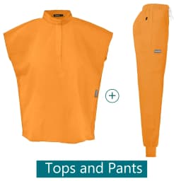 Scrubs Uniforms Sets Medical Nursing Hospital Working Clothes Solid Color Surgical Gowns Breathable Scrub Top Joggers Pants Suit