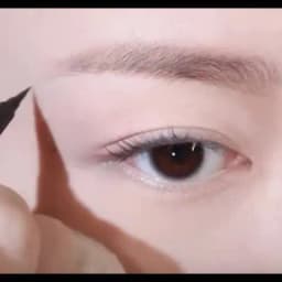 Ultra-fine ultra-fine eyebrow pencil waterproof professional sweat-proof liquid eyeliner Eyebrow dual-purpose durable makeup art