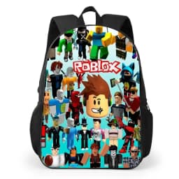 Robloxs Cartoon Peripheral Backpack for Students Bags Teens Daily Backpack Travel Rucksacks Daily Necessities