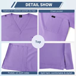 High Quality Clinical Pharmacy Beauty Salon Spa Top+Pants Hospital Surgical Uniform Woman Men Medical Nursing Scrub Uniforms Set