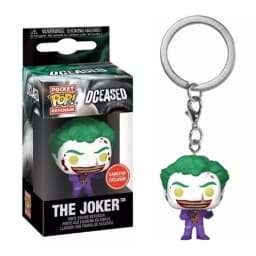 FUNKO POP Movies Suicide Squad The Joker Harley Quinn King Shark Keychain Toy Action Figure Collection Toys for Kids with Box