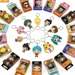 FUNKO Japanese Anime Sailor Moon Luna Chibi Moon Keychain Vinyl Action Figure Brinquedos Collection Model Toys for Children Gift