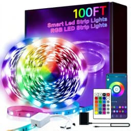 USB LED Strip Lights APP Control Color Changing 5050 RGB LED Light Flexible Lamp Tape for Room Decoration TV Backlight Diode