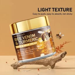 Bee Venom Instant Facial Lifting Cream Tightens and Lifts Sagging Skin, Smoothing the Skin | Alcohol-Free, Contains Hyaluronic Acid, Suitable for All Skin Types