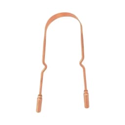 1PCS Pure Copper Oral Cleaner Brush Tongue Scraper Fresh Cleaning Hygiene High Quality Tounge Scraper