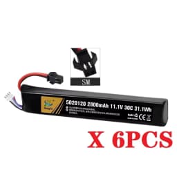 Water Gun Airsoft LiPo Battery 3S 11.1V 2800mAh 5020120 T/Small Tamiya Plug for Airsoft BB Air Pistol Electric Toys Guns Parts