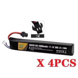 Water Gun Airsoft LiPo Battery 3S 11.1V 2800mAh 5020120 T/Small Tamiya Plug for Airsoft BB Air Pistol Electric Toys Guns Parts