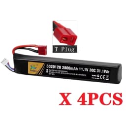 Water Gun Airsoft LiPo Battery 3S 11.1V 2800mAh 5020120 T/Small Tamiya Plug for Airsoft BB Air Pistol Electric Toys Guns Parts