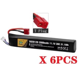 Water Gun Airsoft LiPo Battery 3S 11.1V 2800mAh 5020120 T/Small Tamiya Plug for Airsoft BB Air Pistol Electric Toys Guns Parts