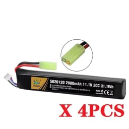 Water Gun Airsoft LiPo Battery 3S 11.1V 2800mAh 5020120 T/Small Tamiya Plug for Airsoft BB Air Pistol Electric Toys Guns Parts