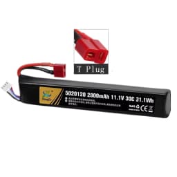 Water Gun Airsoft LiPo Battery 3S 11.1V 2800mAh 5020120 T/Small Tamiya Plug for Airsoft BB Air Pistol Electric Toys Guns Parts