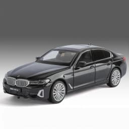 1:24 BMW 530LI Limousine Alloy Metal Diecast Model Car Trendy Ornaments Children's Toy Car Sound & Light Holiday Present Friend