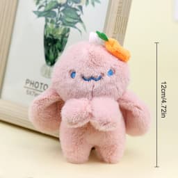 1Pc Lovely Cartoon Animal Brown Horse Alpaca Donkey Giraffe Zebra Soft Stuffed Small Doll Key Ring Pendant Birthday