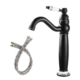 Brass Brushed gold vintage Basin Faucet Bathroom cabinet wash Basin Hot and Cold Water Faucet splash-proof XT-450