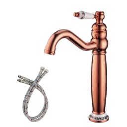 Brass Brushed gold vintage Basin Faucet Bathroom cabinet wash Basin Hot and Cold Water Faucet splash-proof XT-450