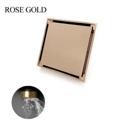 304Stainless Steel Floor Drain10cm Shower Floor Drain Bathroom Shower Invisible Floor Drain Toilet Balcony Waste Grates Strainer