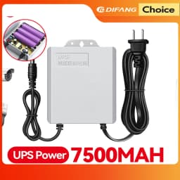 DIFANG 7500mAH UPS Battery Power Adapter For Camera Waterproof Battery Backup UPS IP Camera Source Router WiFi Camera Charger