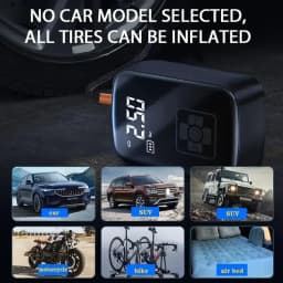 LEIBOO Wireless Car Air Compressor Air Pump Electric Tire Inflator Pump for Motorcycle Bicycle AUTO Tyre with Digital Display