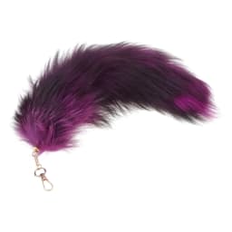 Plush-Fox Tail Keychain Furry Racoon Tail Keyring Keychain 28cm Animal Tail Key-Pendant Pompoms Keyring Holder Bag-Decor